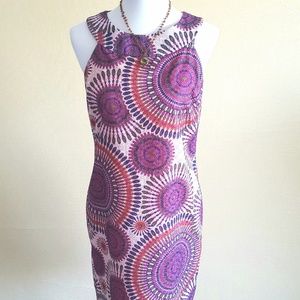 NWT Muse dress, stylish cut-in neckline, size 6